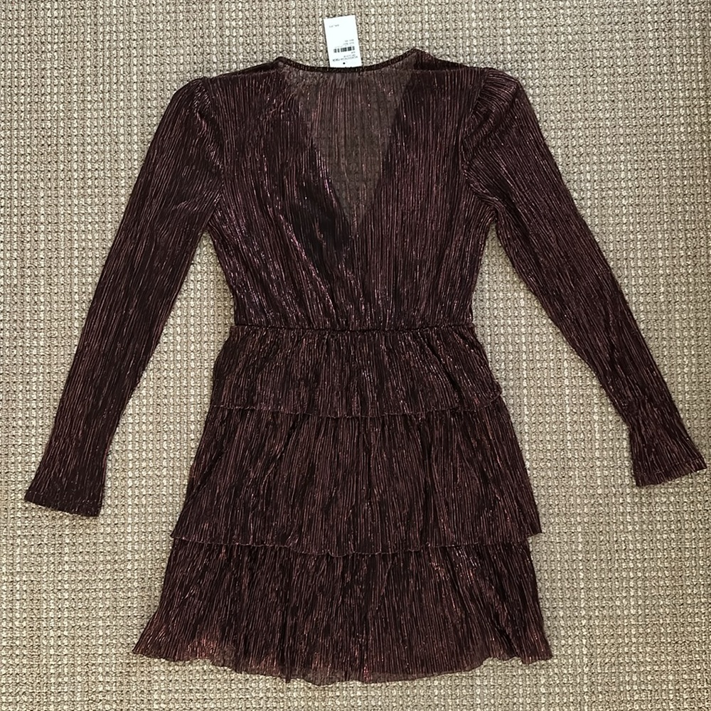 SOCIALITE RUFFLE TIERED MINI DRESS - Picture 2 of 4